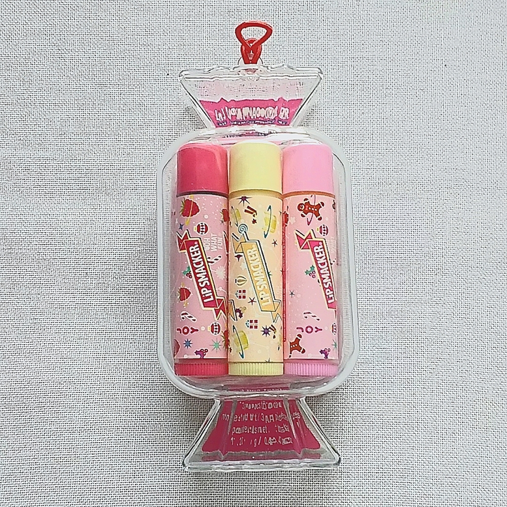 Lip Smacker Holiday Christmas Lip Balm Candy Trio